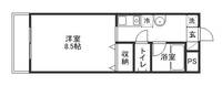 マメゾン三野301の間取り