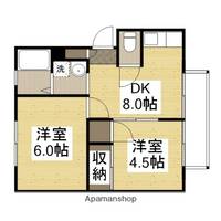 A APARTMENT NISHIICHIの間取り