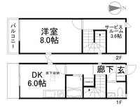 ダンデライオン Cの間取り