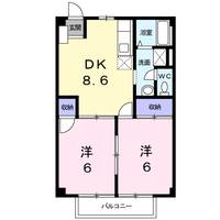 エンゼルハイツ中砂の間取り