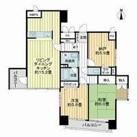ライオンズマンション岡山医大東0603の間取り