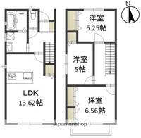 岡山県岡山市南区新保(一戸建)の賃貸物件戸建ての間取り