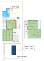 岡山県岡山市北区富町2丁目(一戸建)の賃貸物件戸建ての間取り