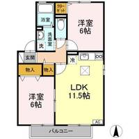 アスピラシオン B棟の間取り