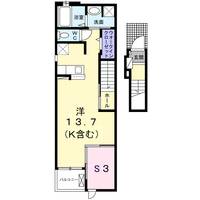 アトリアⅡの間取り