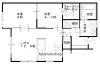 エクセレンス早島 D棟110の間取り