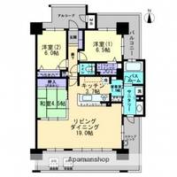 アルファステイツ倉敷鶴形の間取り