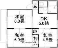 コーポ岸本B棟の間取り