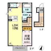 Square Villa 福島の間取り