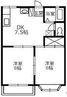 アンジェリーク福島の間取り