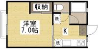 豊成サンコーポ103の間取り