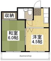 グレースコート関207の間取り