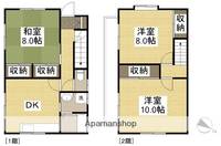 岡山県岡山市北区田中(一戸建)の賃貸物件戸建ての間取り