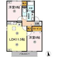 レフィナード A棟の間取り