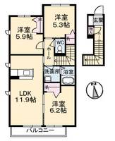 物件の間取り画像