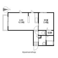 岡山県岡山市北区東古松4丁目の賃貸アパートの間取り