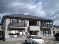 岡山県岡山市中区高島新屋敷の賃貸アパートの外観