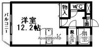 岡山県岡山市北区南方4丁目の賃貸マンションの間取り