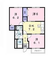 ビッグフォレスト Sの間取り