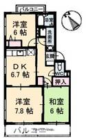 サンフレアーの間取り