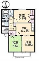 ミーニュ・カーザ A棟の間取り