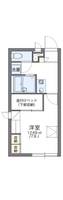 レオパレスサン 東シオヤ206の間取り