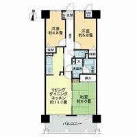 ライオンズヒルズ牛田早稲田の間取り