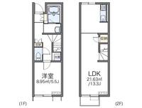 レオネクストクレール住吉Ⅱの間取り