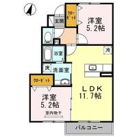 クレエルKC棟の間取り