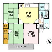 ファミール土井A棟の間取り
