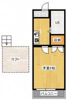 パレス戸坂桜東町105号室の間取り