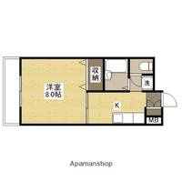 広島県広島市東区矢賀新町1丁目の賃貸マンションの間取り
