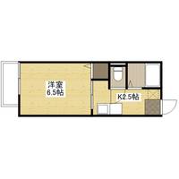 広島県広島市佐伯区五月が丘1丁目の賃貸アパートの間取り