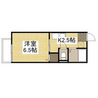 広島県広島市佐伯区五月が丘1丁目の賃貸アパートの間取り