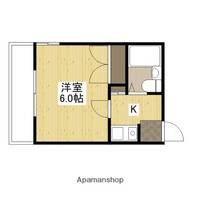 広島県広島市西区中広町2丁目の賃貸マンションの間取り