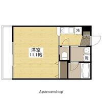 広島県広島市西区南観音1丁目の賃貸マンションの間取り