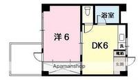 広島県広島市南区出汐1丁目の賃貸マンションの間取り