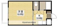広島県広島市東区矢賀新町2丁目の賃貸マンションの間取り