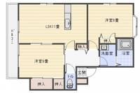 アセント古市102号室の間取り