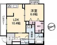広島県広島市安佐南区西原8丁目の賃貸マンションの間取り