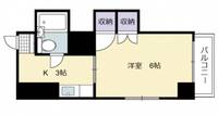BRILLO竹屋(ブリージョ竹屋)405号室の間取り