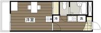 レオパレスヴィラ浜田の間取り