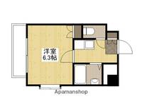 広島県広島市西区都町の賃貸マンションの間取り