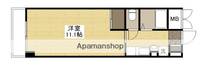 広島県広島市中区大手町3丁目の賃貸マンションの間取り
