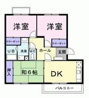 エスポワールメーゾンの間取り