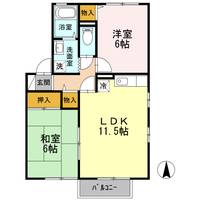 スターライト中央 C棟の間取り