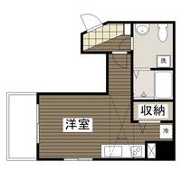 広島県広島市中区小網町の賃貸マンションの間取り