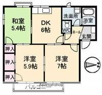 フレグランス塚本A棟の間取り