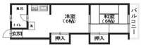 八木興産ビル202号室の間取り