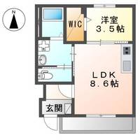 コンフォルト西風の間取り